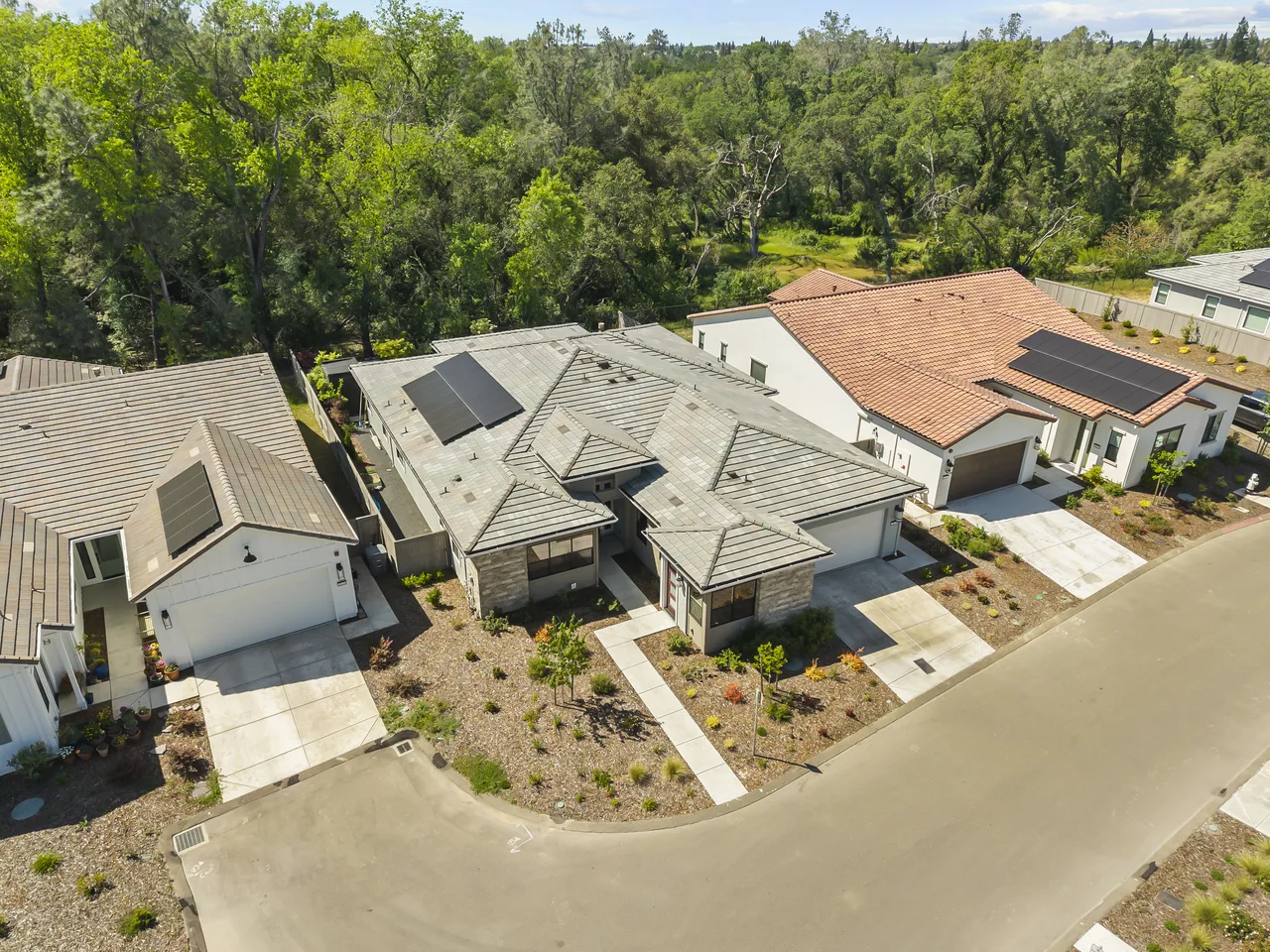 Aerial wide of acreage property